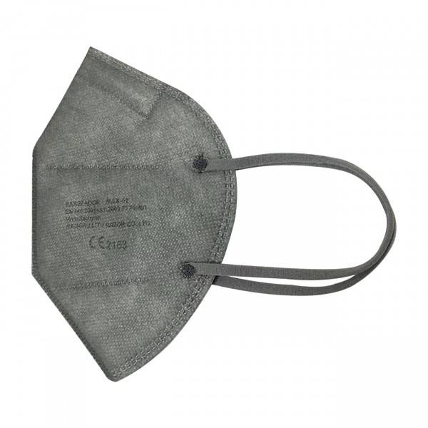 FFP2 Maske (Box 20 Stk) - Große M (Jugendlich) Farbe: Grau